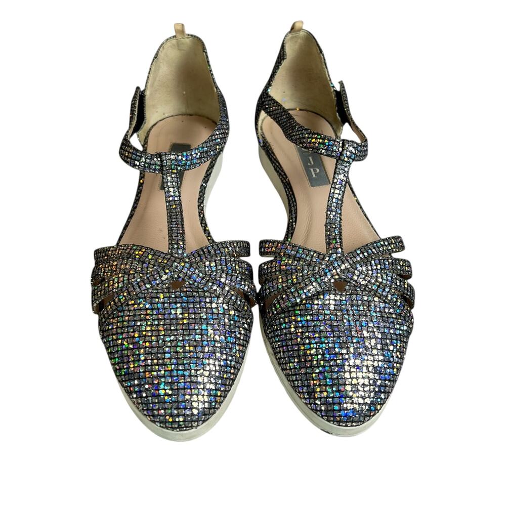 SJP by Sarah Jessica Parker “Meteor” Crystal Ballet Flats 36 Sparkle Shimmer - Picture 10 of 11